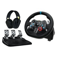 Logitech volante pedaliera - volante, e