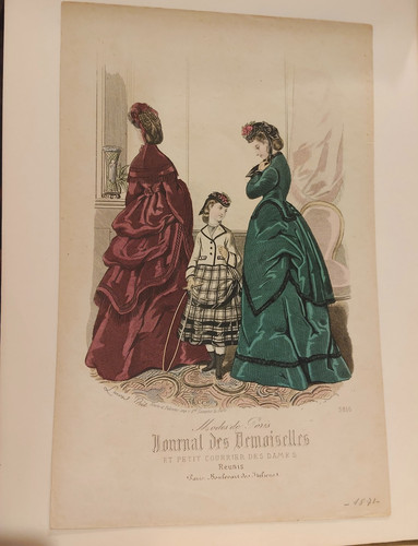 Stampa moda francese a - di,