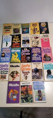 Agatha christie paperback lot - agatha,