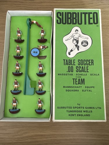 Subbuteo west ham vintage anni - subbuteo,