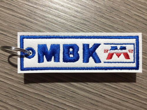 Portachiavi ricamato mbk b - portachiavi,