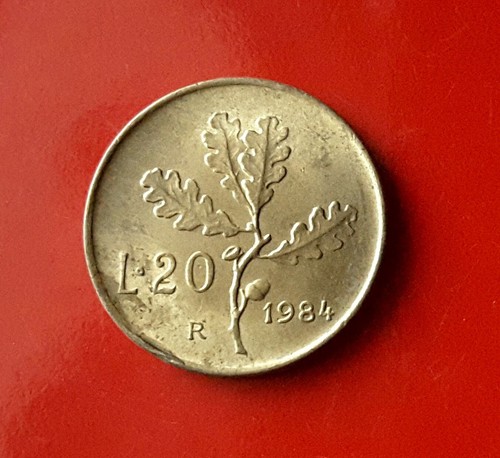 Lire 1984 errore bordo - 20,