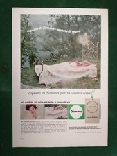 PUBBLICITA' ORIGINALE - ADVERTISING - WERBUNG COPERTE "SOMMA" del 1961