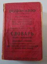 LIBRO ANTICO Dizionario RUSSO