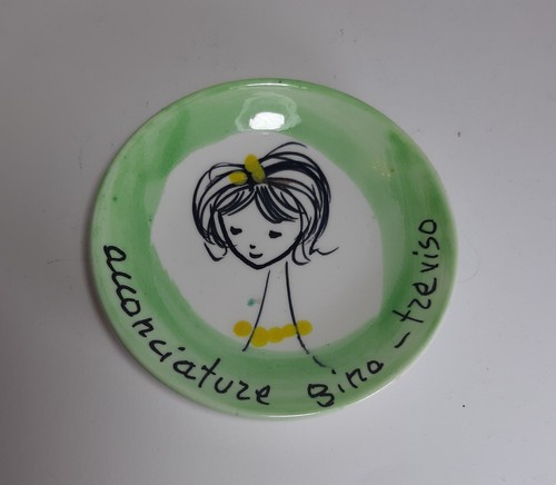 Piatto vintage pubblicitario - piatto,