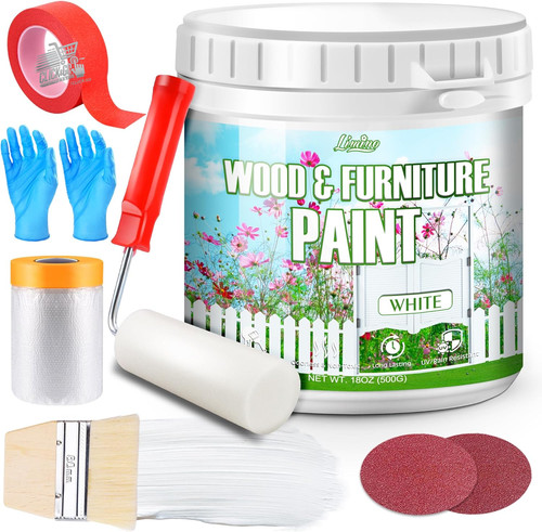 Wood paint furniture - paint, white