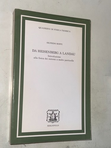 Boffi da heisenberg a - s.,