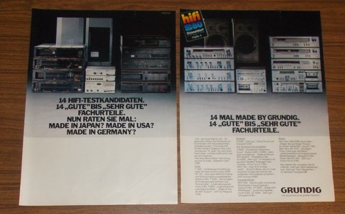 Rara pubblicità grundig - pubblicità,