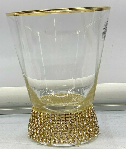 Bicchieri bicchiere base oro - bicchieri,