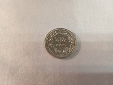 Swiss coin.1/2 Fr.Year