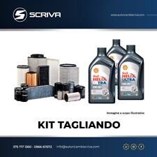 KIT TAGLIANDO 4 LT OLIO 5W40+4 FILTRI PEUGEOT 307 1.6 HDI 90 110 CV dal 2004