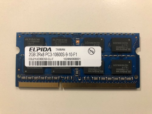 Ram notebook sodimm 2gb ddr3
