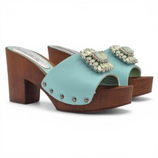 Mule da donna fascia in pelle