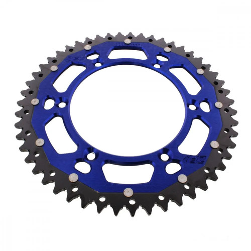 Pignone alluminio blu denti - blu,