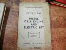 CAT Caterpillar D318 MOTORE E