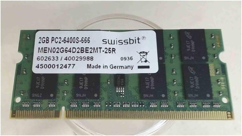 Memoria ram ddr2 - ddr2, swissbit