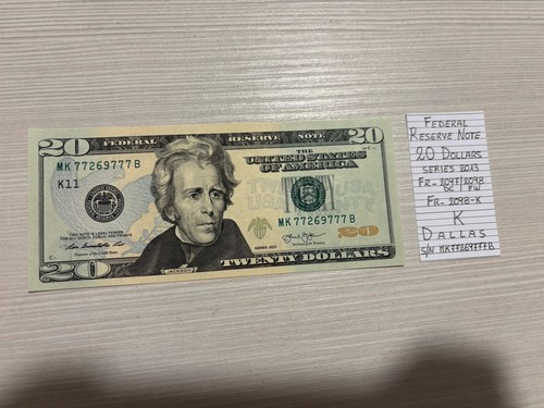 Dollari banconota usa fdc - 20,