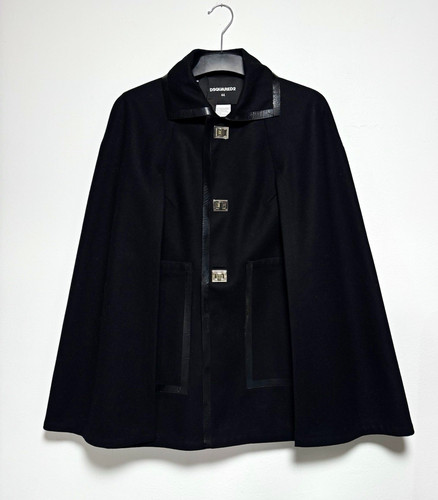 Dsquared2 mantello donna nero - dsquared2,