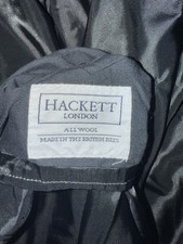 HACKETT LONDON GIACCA DI LANA SMOKING DI LUSSO DI DESIGN TUTTA LANA 44R