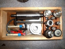 Unimat Tornio Orologiaio Mandrino Orologiaio Manicotto Completo di Accessori