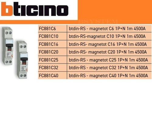 Interruttori magnetotermici - interruttori,