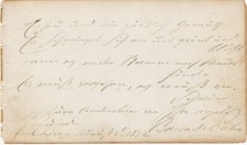 Barone De Saba - Pagina album vintage firmata