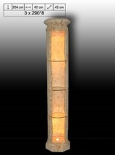 Grande colonna vetro vetrina