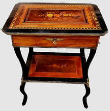 TAVOLINO DA LAVORO INTARSIATO