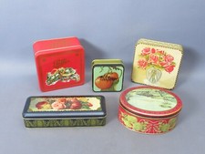 Lotto scatole latta pubblicitarie d’epoca collezione vintage