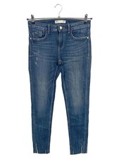 Zara Jeans Donna Blu Strappati