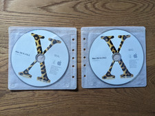 Mac OSX 10.2 Jaguar Install CD 2 dischi set originale Apple