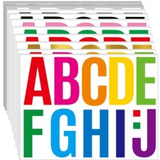 Pegatinas de letras grandes