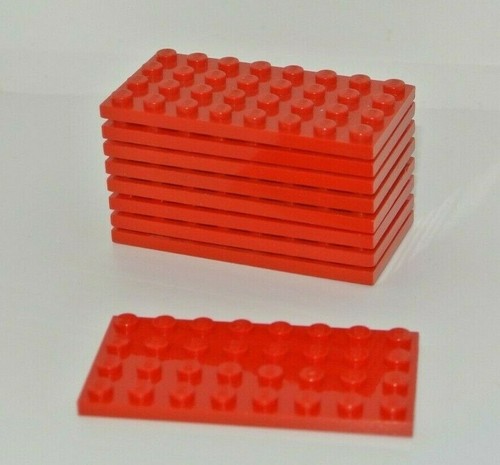Lego lotto 10x targhetta 4x8 - lego:,
