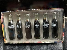 Vintage 1999 Coca Cola International Miniatura Bottiglia Contorno Set 6 Pezzi #4