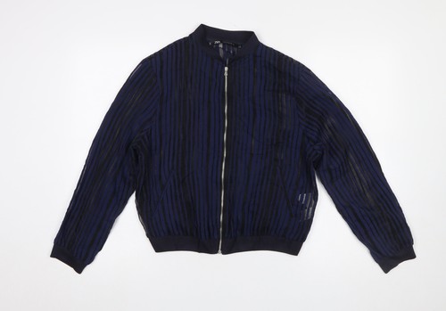 Blusa donna zara blu - zara, righe