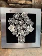 Bouquet di fiori con cornice e