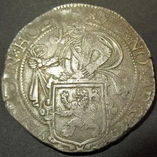 Primo dollaro argento 1602 olandese coloniale olandese zecca 423 anni prima data RR