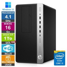 HP EliteDesk 800 G4 TWR i5-8500 4.10GHz 16Go/1To SSD Wifi W11