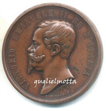 ARTI E INDUSTRIA ITALIA EXPO LONDRA 1862 MEDAGLIA VITTORIO EMANUELE II RE