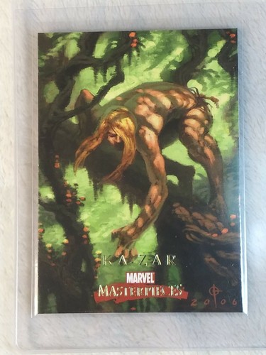 Carta marvel masterpieces 2008 - marvel,