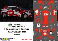 DECAL 1/43 - SKODA FABIA RS