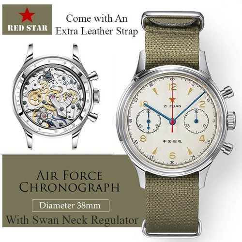 Orologio cronografo red star - red,