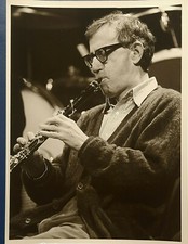 FOTO AGENZIA ORIGINALE CM 18 X CM 24 ITALIA LEGNOSO ALLEN CLARINETTO CHE SUONA