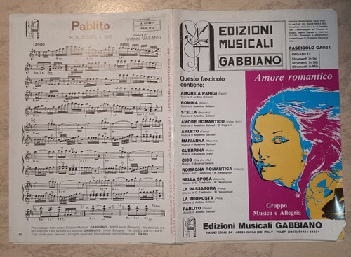 Spartito musicale edizioni - musicale,