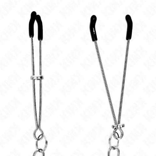 Pinze per capezzoli con catena - pinze,