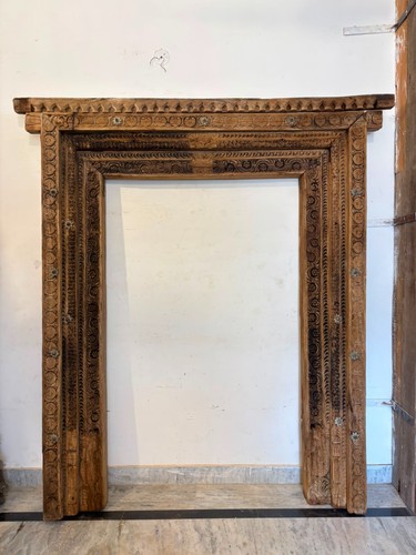 Antica cornice porta legno - porta,