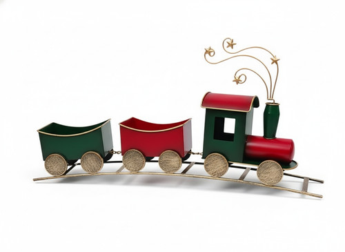 Trenino natalizio decorativo - trenino,