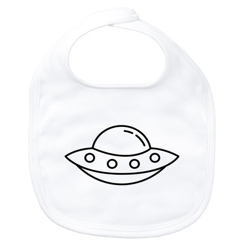 Bavaglino bambino astronave