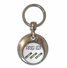 Ram round metal - key, ring