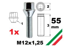 1 BULLONE RUOTA per CERCHI IN